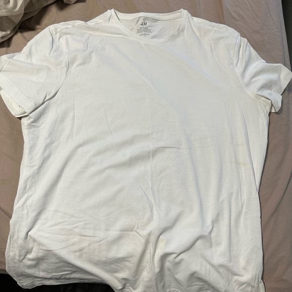 H&M Shirts Hm Plain White Tee Poshmark